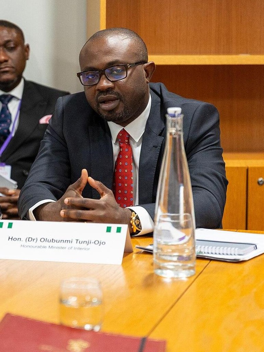 Hon. Olubunmi Tunji-Ojo, Minister of Interior